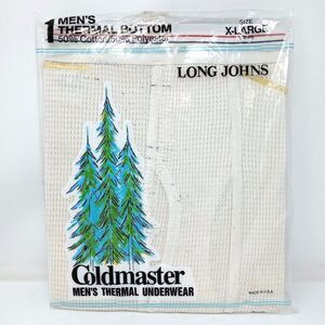 Vintage Coldmaster Made in USA Thermal Waffle Bottoms Underwear Pants - Men's XL